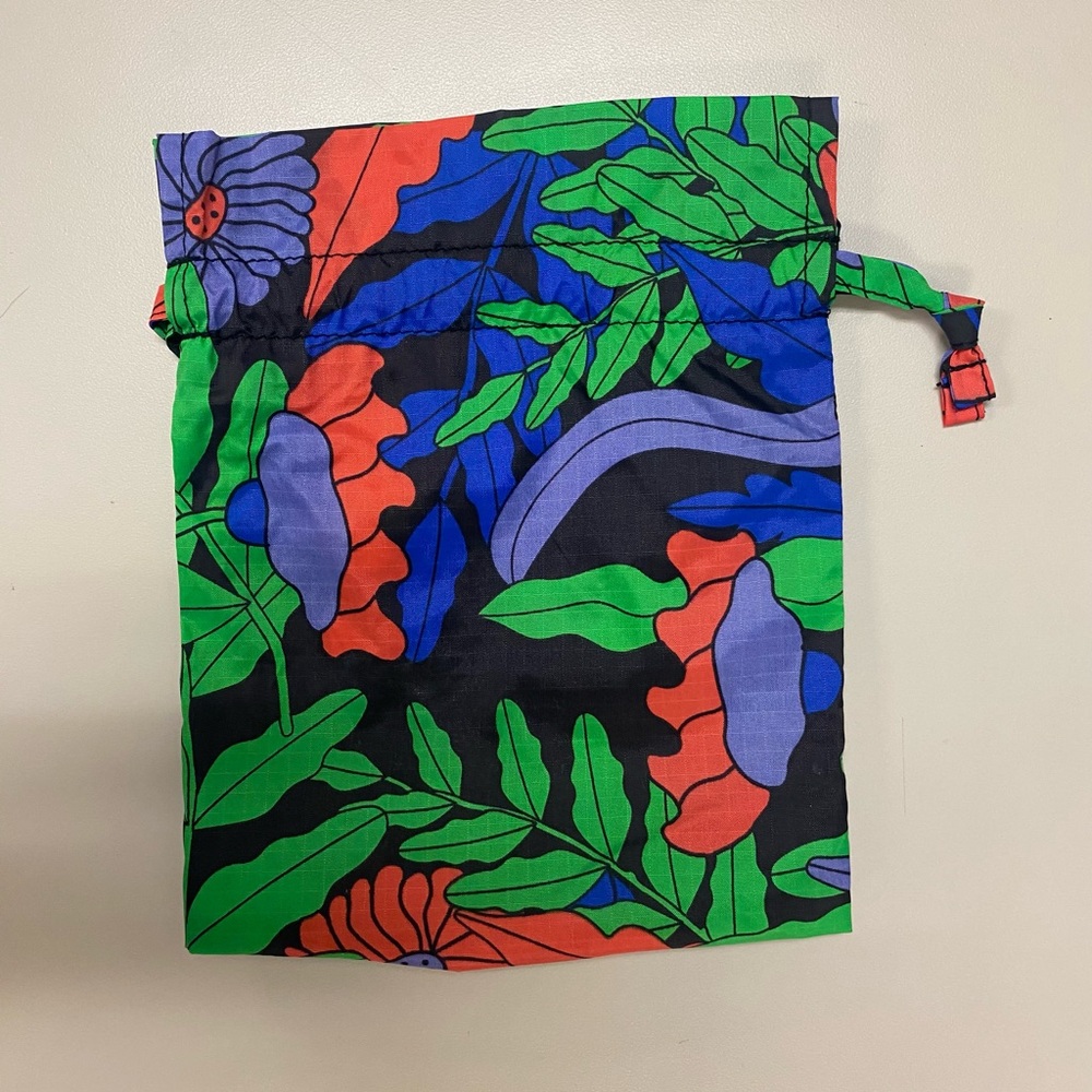 midnight fern cinch pouch